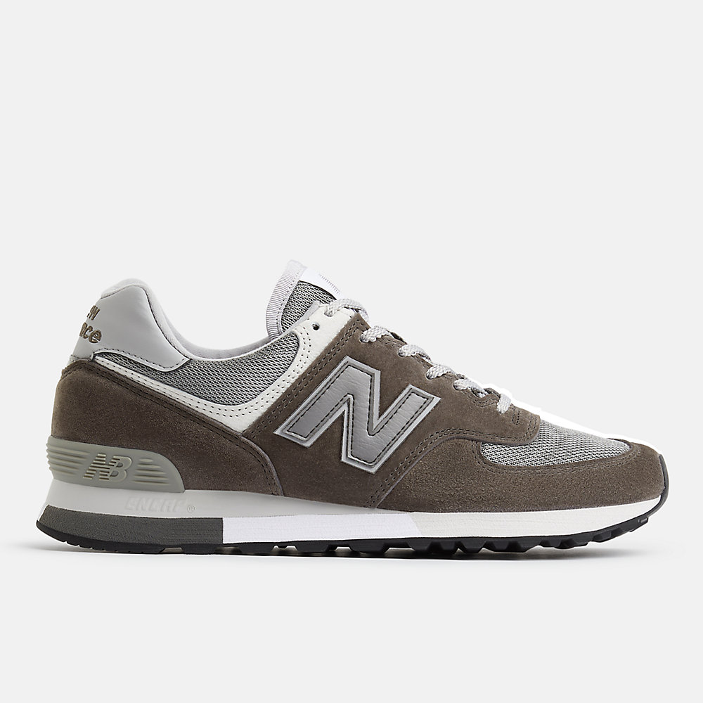 New Balance MADE in UK 576 Shoes Dark Gull Grey with Steeple Gray and Alloy